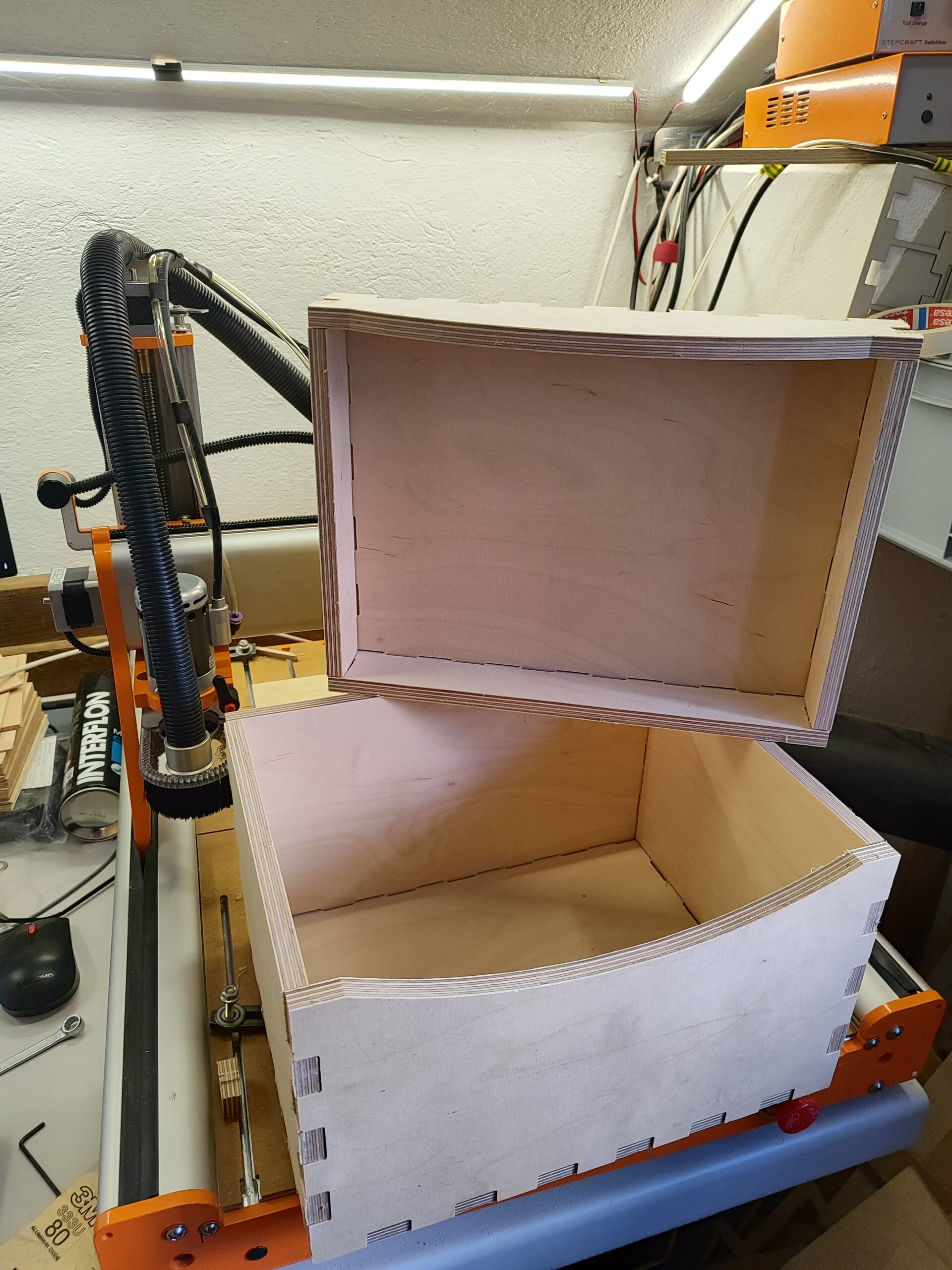 CNC Fräse Kiste DIY Projekt